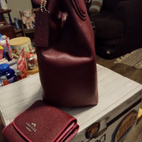 NWT COACH EDIE BAG AND MATCHING WALLET - Picture 2 of 8